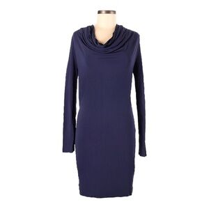 Lavia 18 Dark Indigo Blue Cowl Neck Bodycon Dress Size M